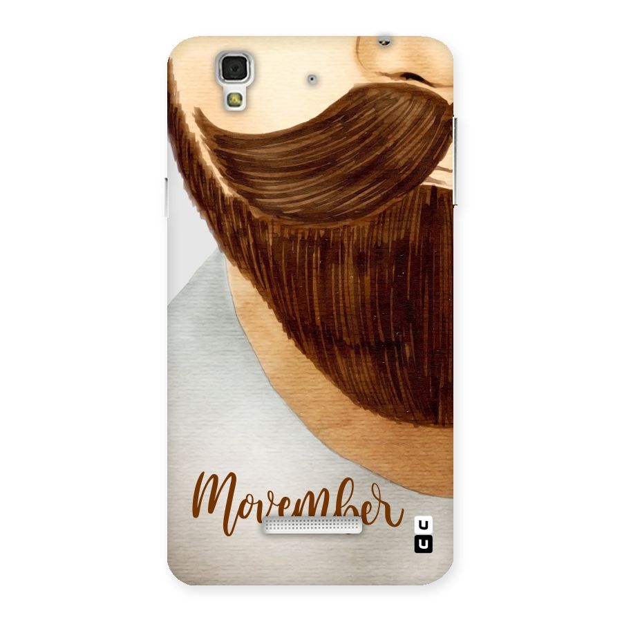 Movember Moustache Back Case for YU Yureka Plus