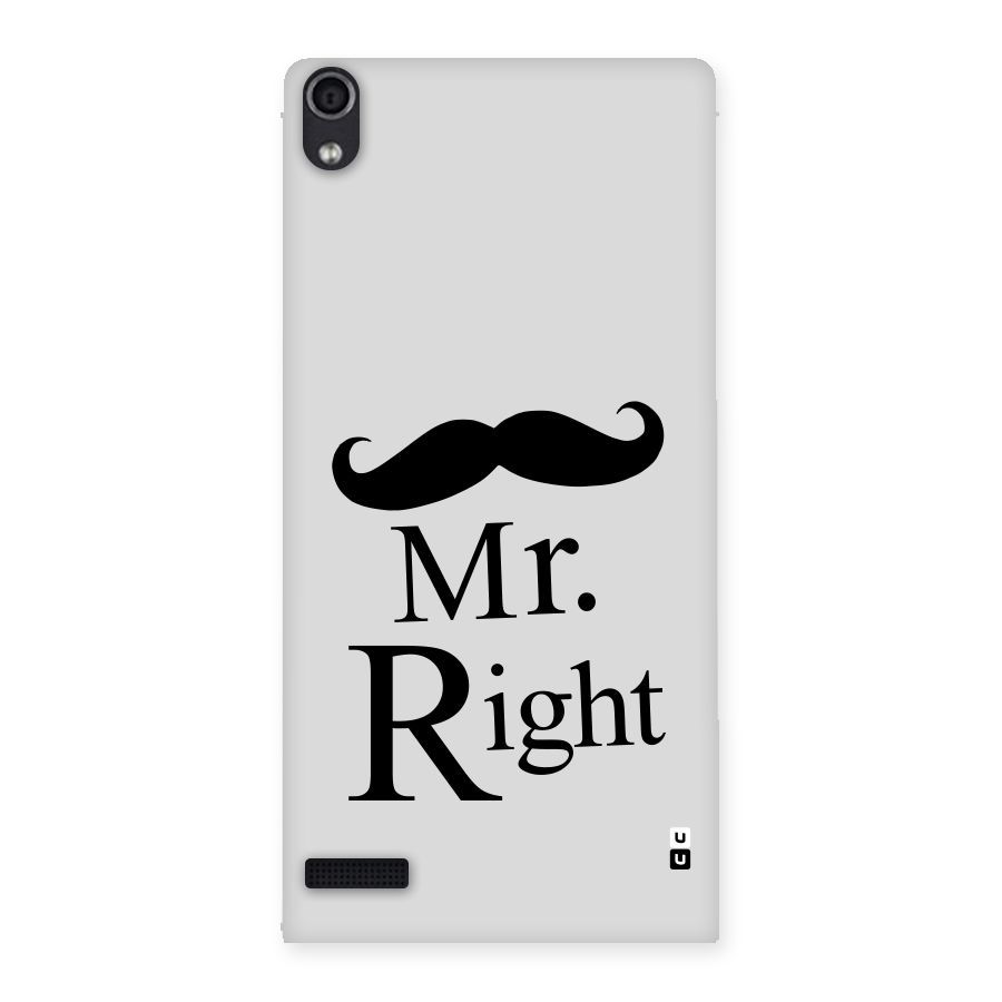 Mr. Right. Back Case for Ascend P6