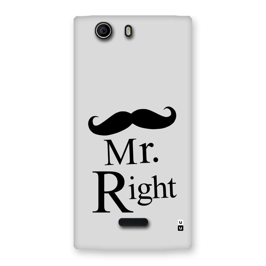 Mr. Right. Back Case for Canvas Nitro 2 E311
