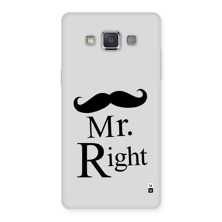 Mr. Right. Back Case for Galaxy Grand Max