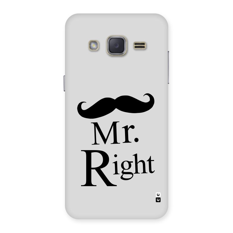 Mr. Right. Back Case for Galaxy J2