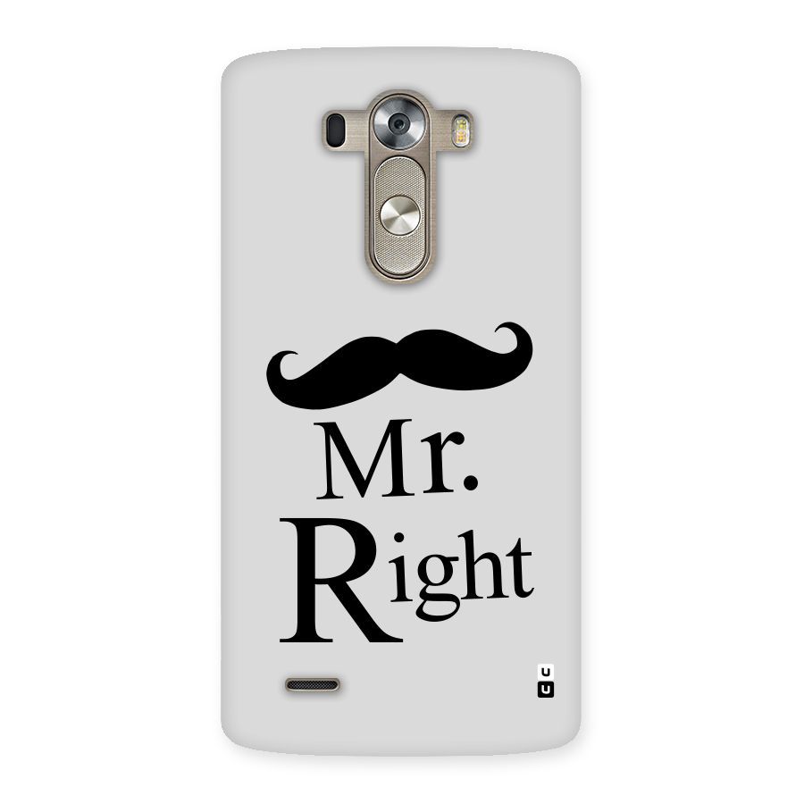 Mr. Right. Back Case for LG G3
