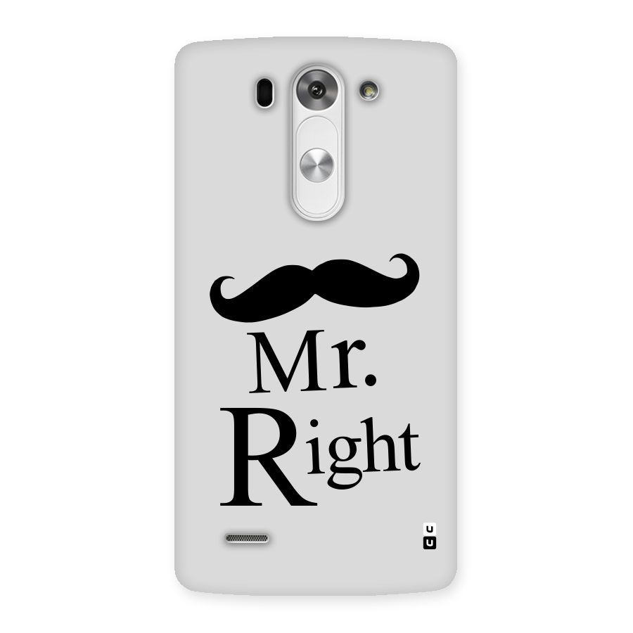 Mr. Right. Back Case for LG G3 Mini