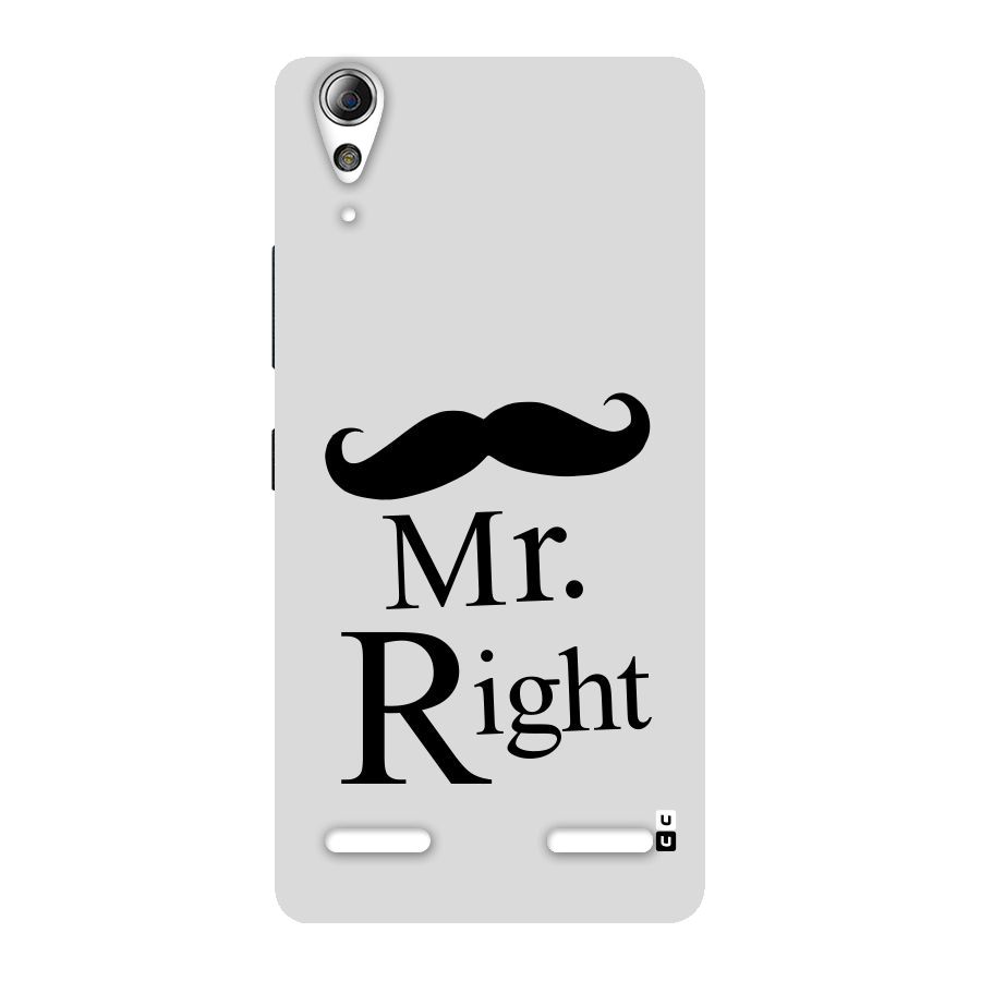 Mr. Right. Back Case for Lenovo A6000