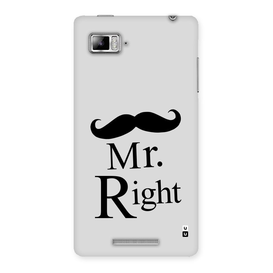 Mr. Right. Back Case for Lenovo Vibe Z K910