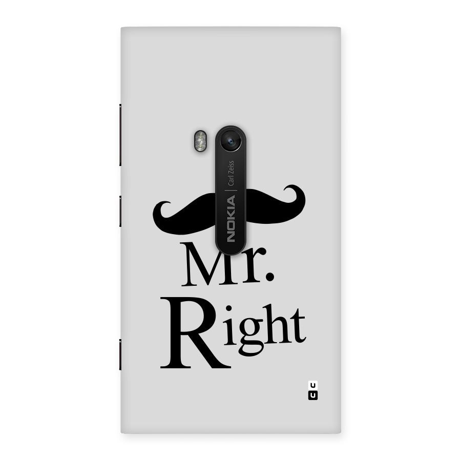 Mr. Right. Back Case for Lumia 920