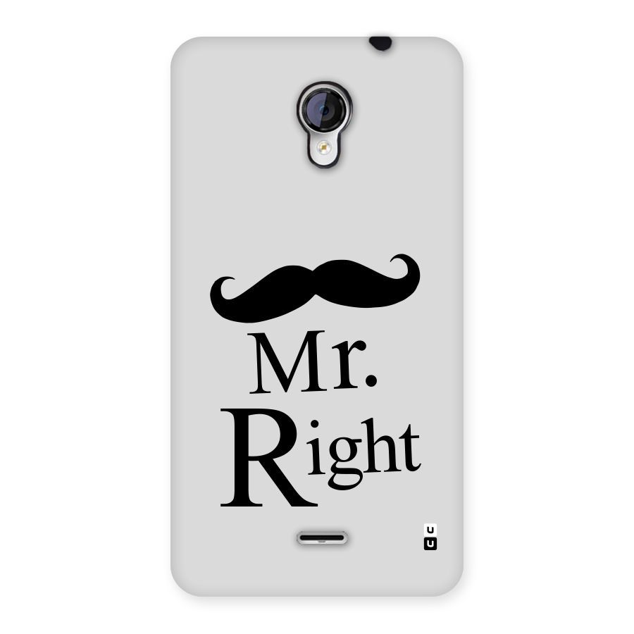 Mr. Right. Back Case for Micromax Unite 2 A106