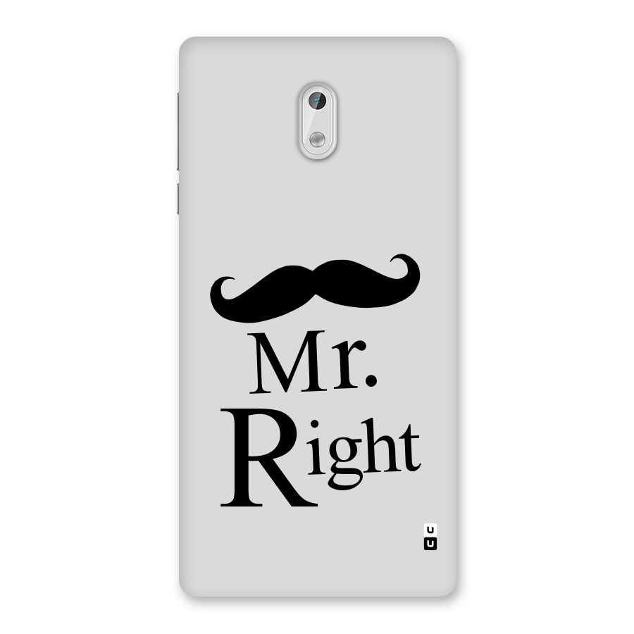Mr. Right. Back Case for Nokia 3