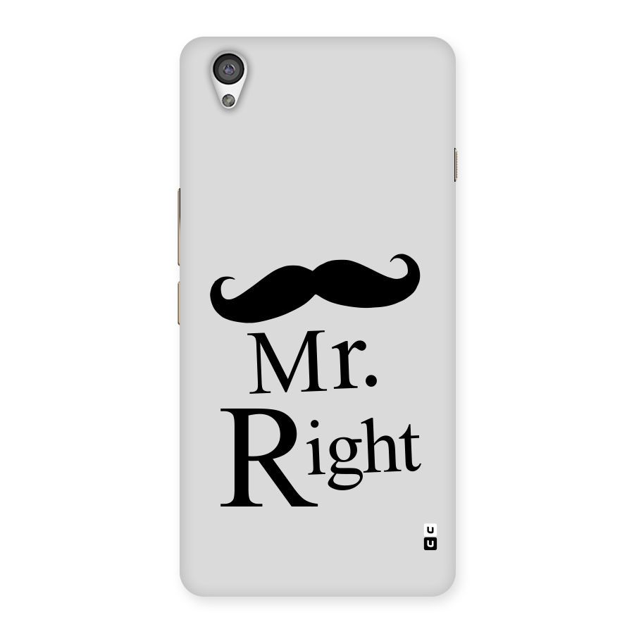 Mr. Right. Back Case for OnePlus X