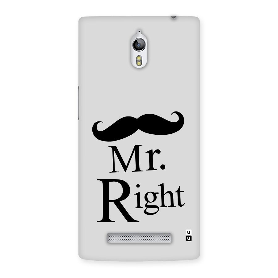 Mr. Right. Back Case for Oppo Find 7