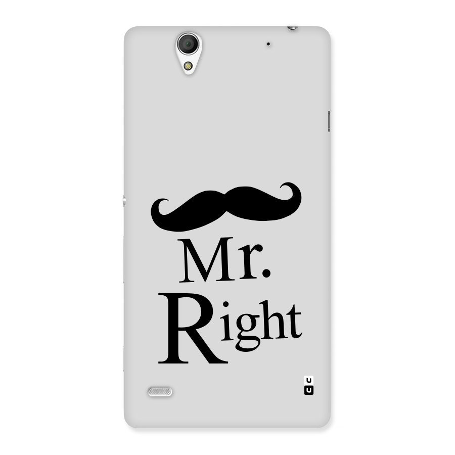 Mr. Right. Back Case for Sony Xperia C4