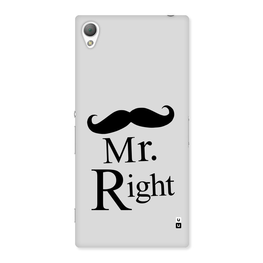 Mr. Right. Back Case for Sony Xperia Z3