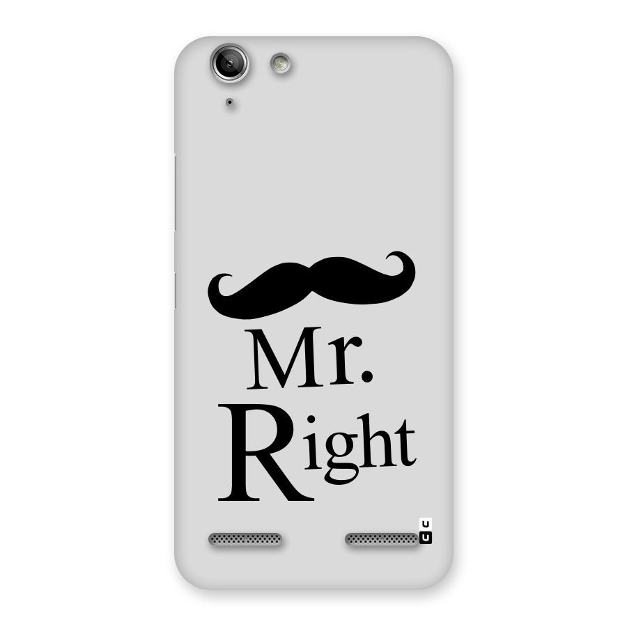 Mr. Right. Back Case for Vibe K5