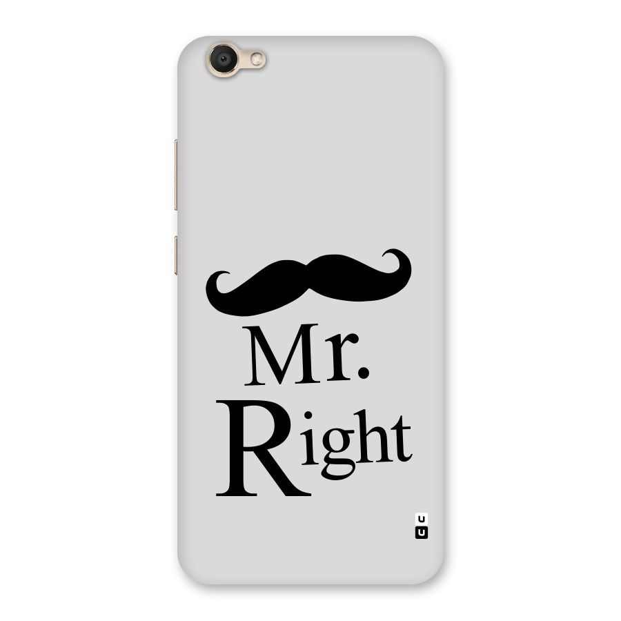 Mr. Right. Back Case for Vivo V5