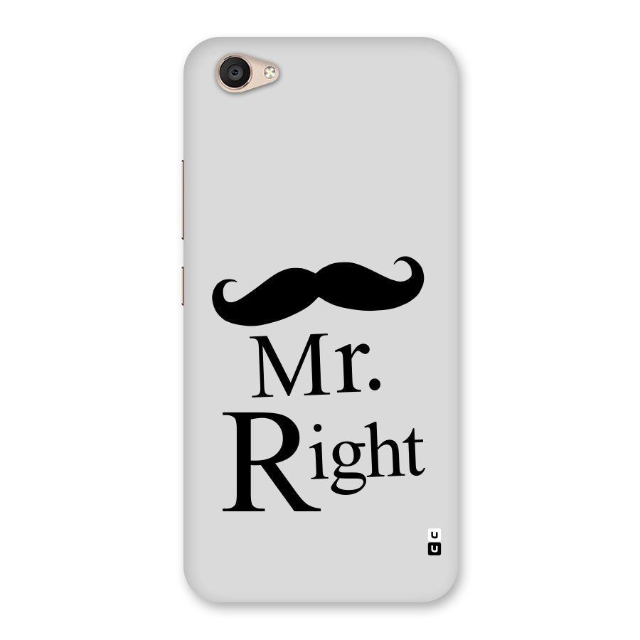 Mr. Right. Back Case for Vivo V5 Plus