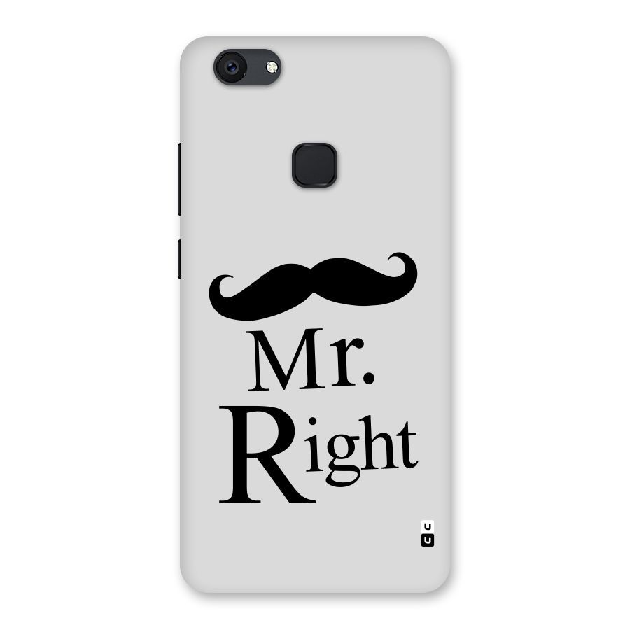 Mr. Right. Back Case for Vivo V7 Plus