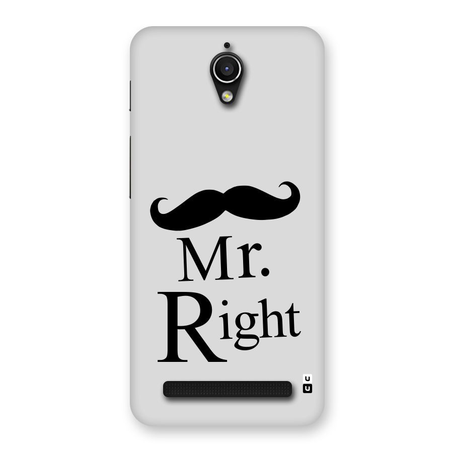 Mr. Right. Back Case for Zenfone Go