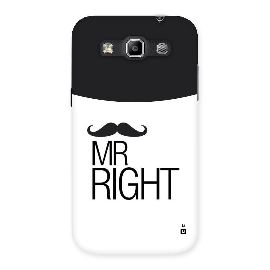 Mr. Right Moustache Back Case for Galaxy Grand Quattro