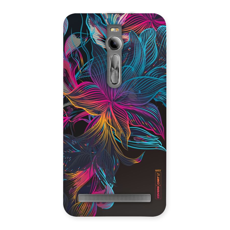 Multi-Colour Flowers Back Case for Asus Zenfone 2