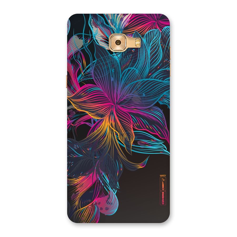 Multi-Colour Flowers Back Case for Galaxy C9 Pro