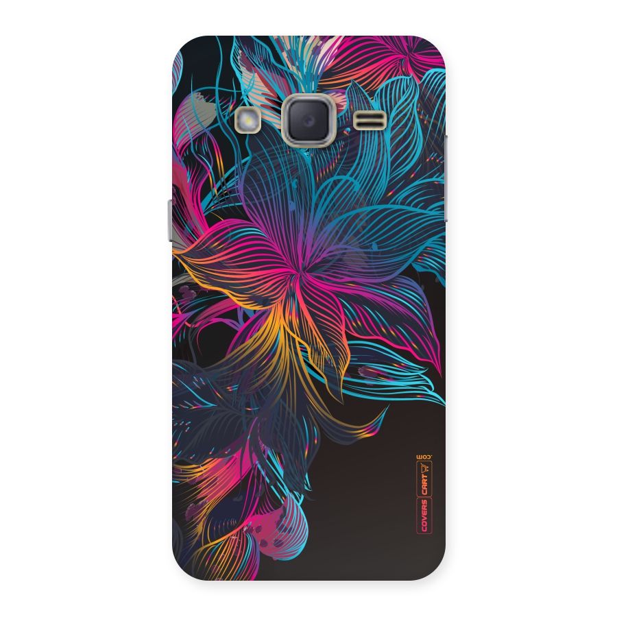 Multi-Colour Flowers Back Case for Galaxy J2
