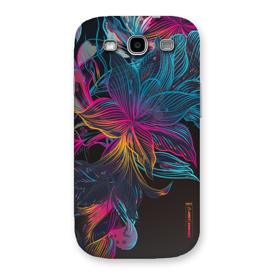 Multi-Colour Flowers Back Case for Galaxy S3