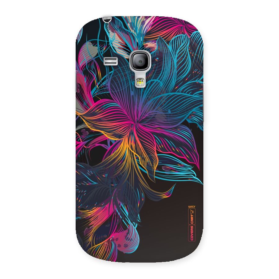 Multi-Colour Flowers Back Case for Galaxy S3 Mini