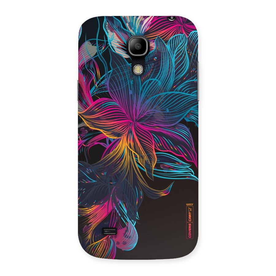 Multi-Colour Flowers Back Case for Galaxy S4 Mini