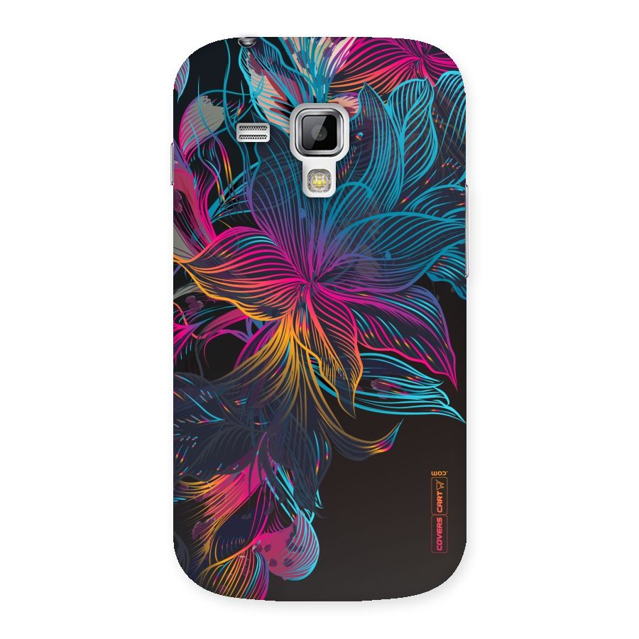Multi-Colour Flowers Back Case for Galaxy S Duos