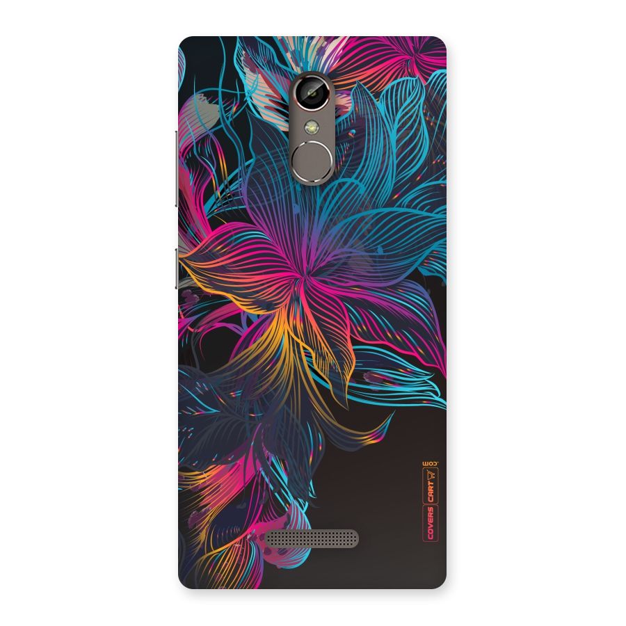 Multi-Colour Flowers Back Case for Gionee S6s
