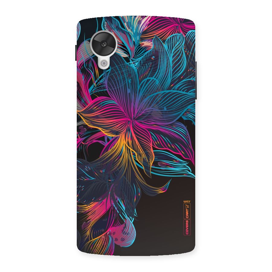 Multi-Colour Flowers Back Case for Google Nexsus 5