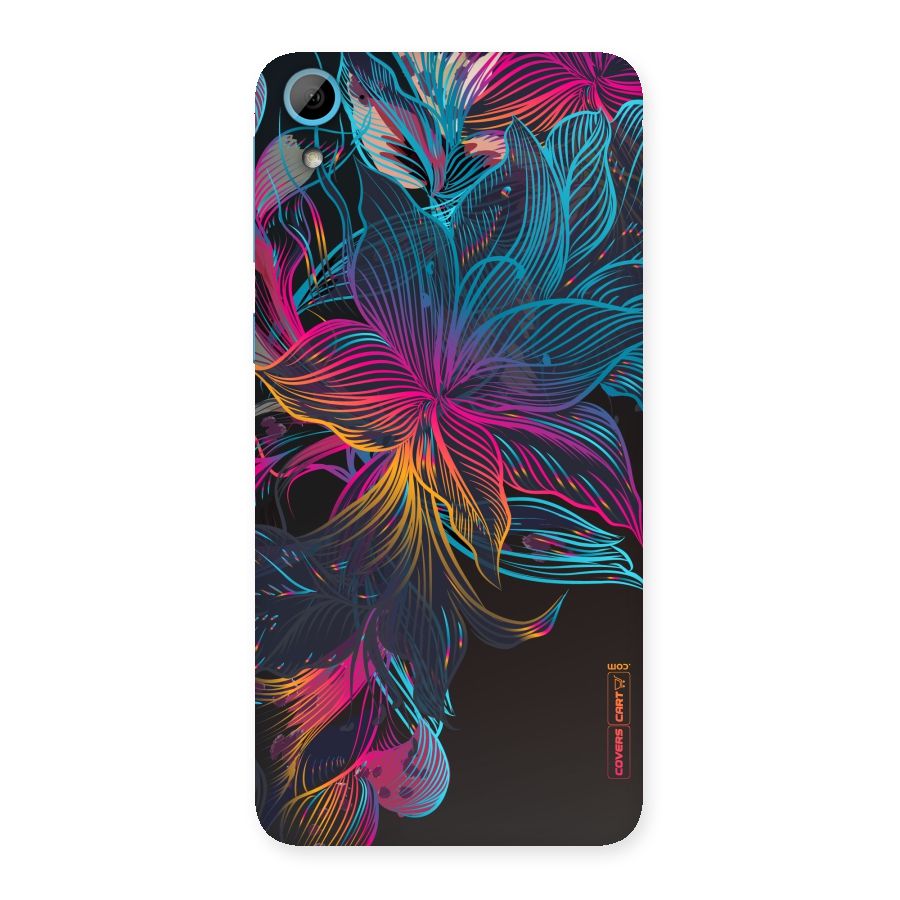 Multi-Colour Flowers Back Case for HTC Desire 826