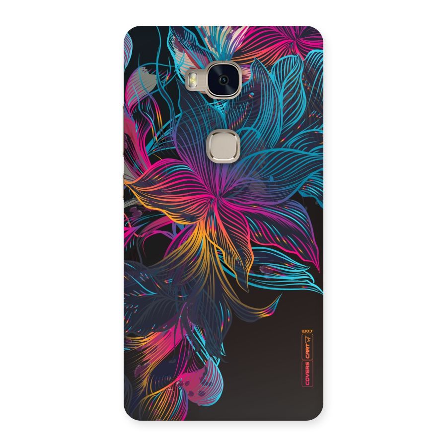 Multi-Colour Flowers Back Case for Huawei Honor 5X