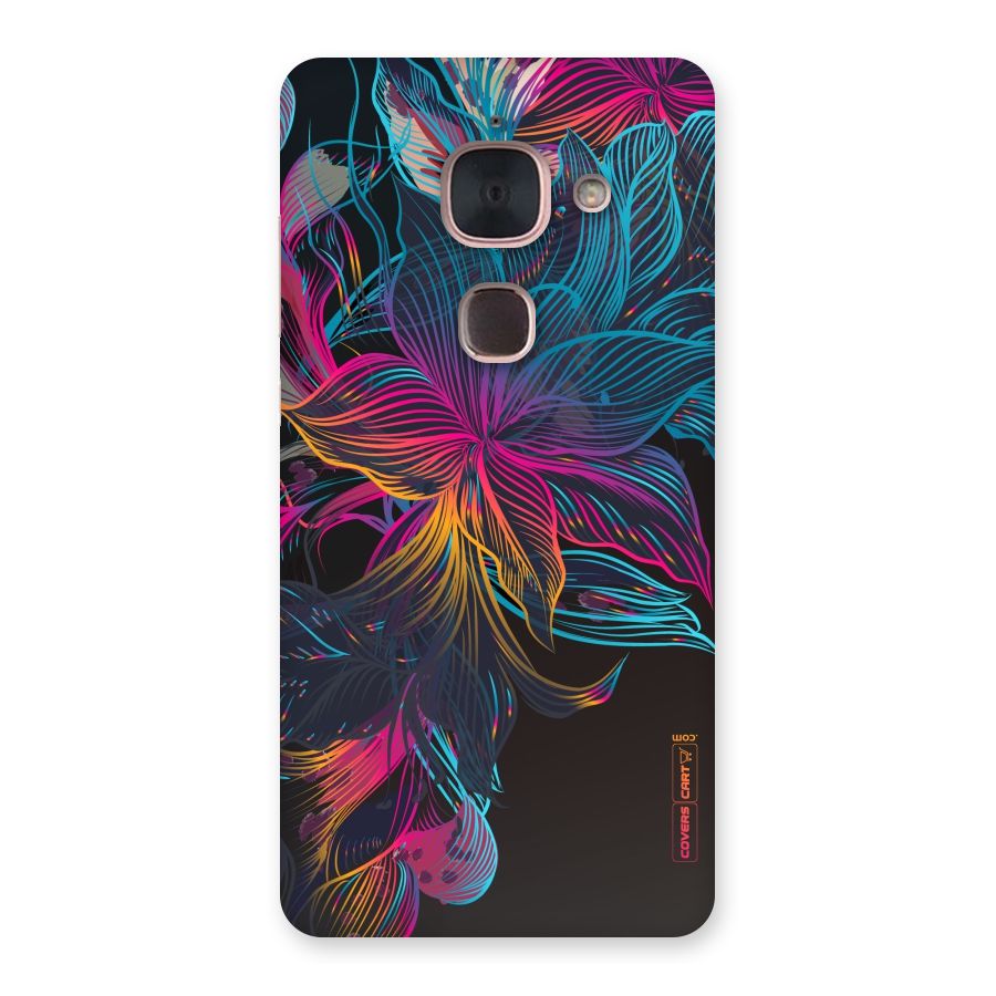Multi-Colour Flowers Back Case for Le Max 2