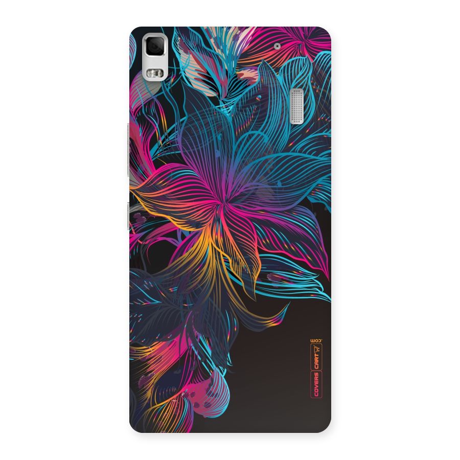 Multi-Colour Flowers Back Case for Lenovo K3 Note