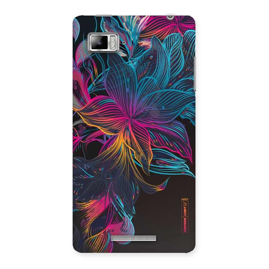 Multi-Colour Flowers Back Case for Lenovo Vibe Z K910