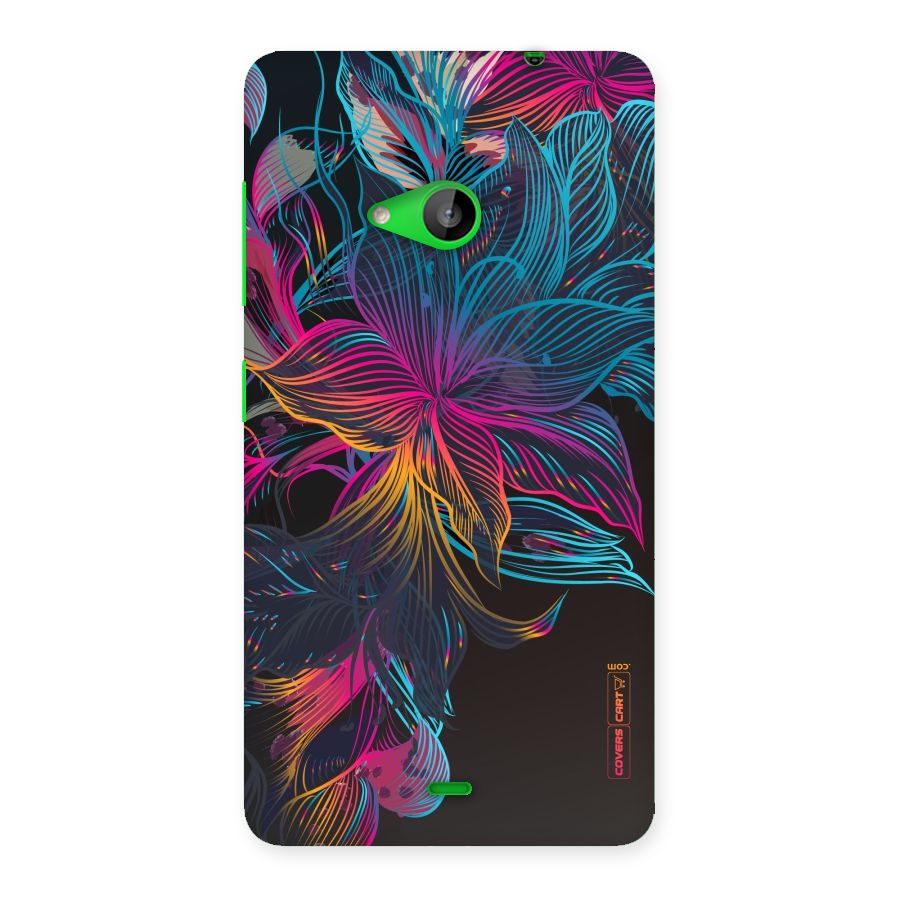 Multi-Colour Flowers Back Case for Lumia 535