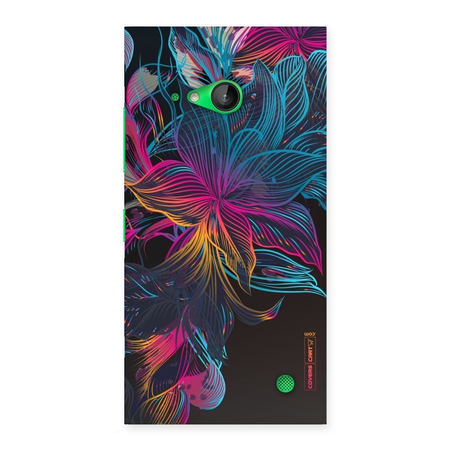 Multi-Colour Flowers Back Case for Lumia 730