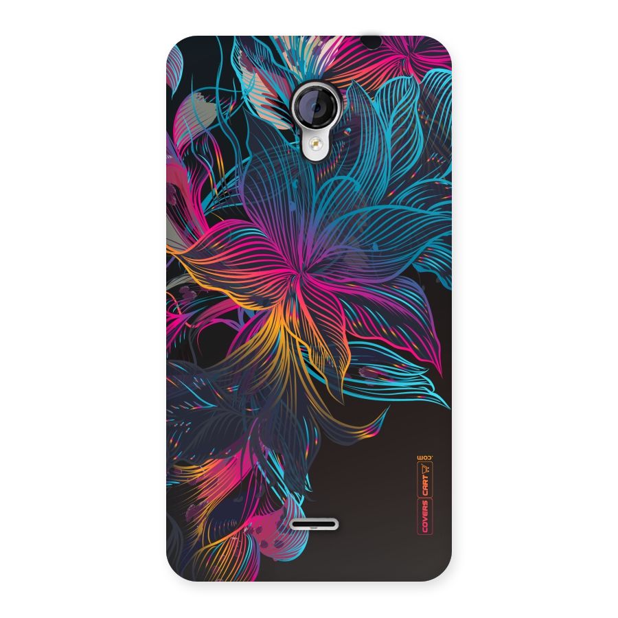 Multi-Colour Flowers Back Case for Micromax Unite 2 A106