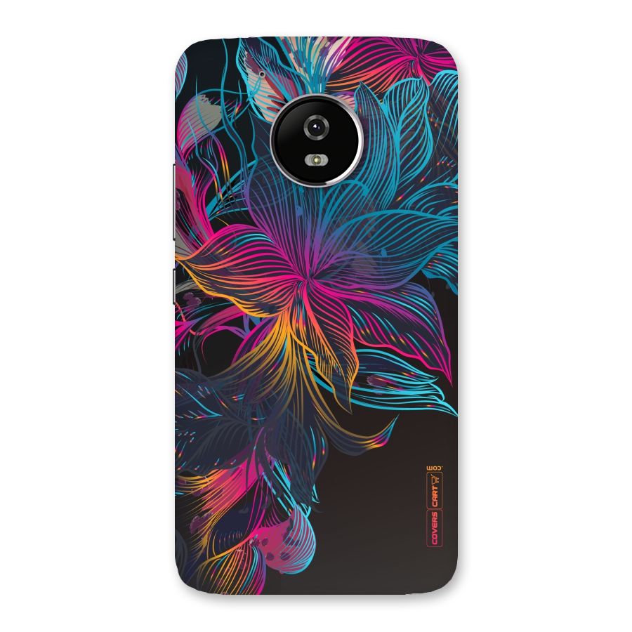 Multi-Colour Flowers Back Case for Moto G5
