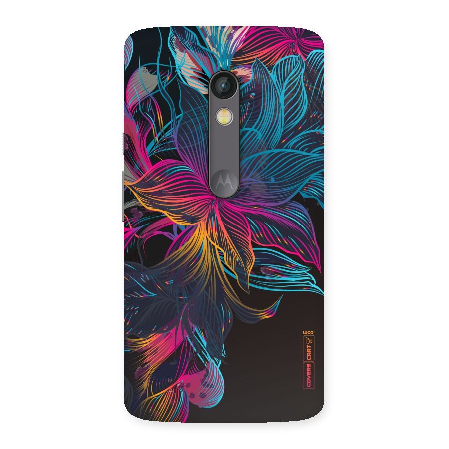 Multi-Colour Flowers Back Case for Moto X Play