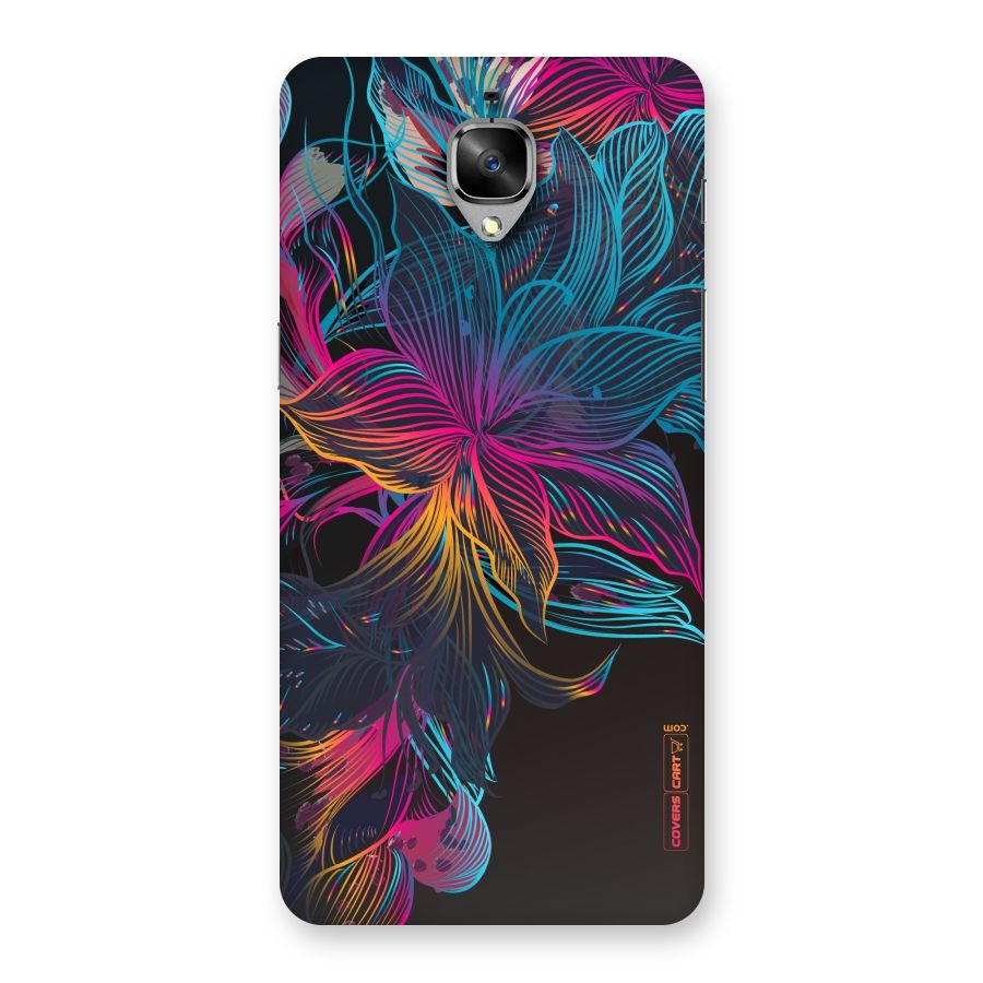 Multi-Colour Flowers Back Case for OnePlus 3