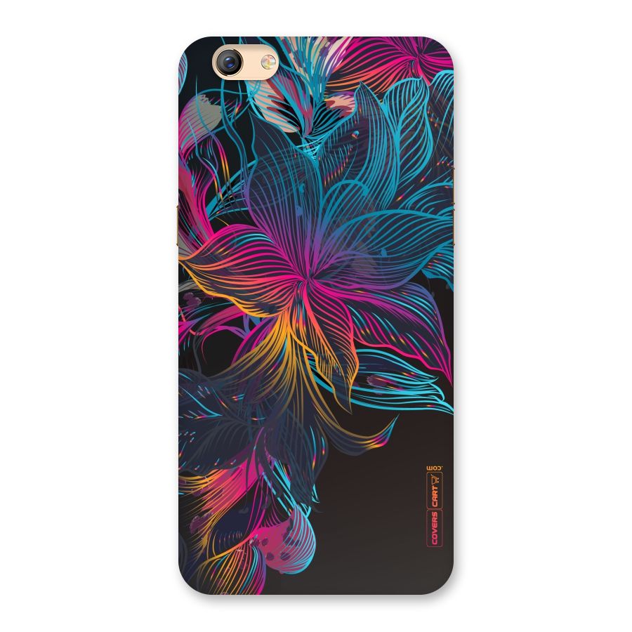 Multi-Colour Flowers Back Case for Oppo F3 Plus