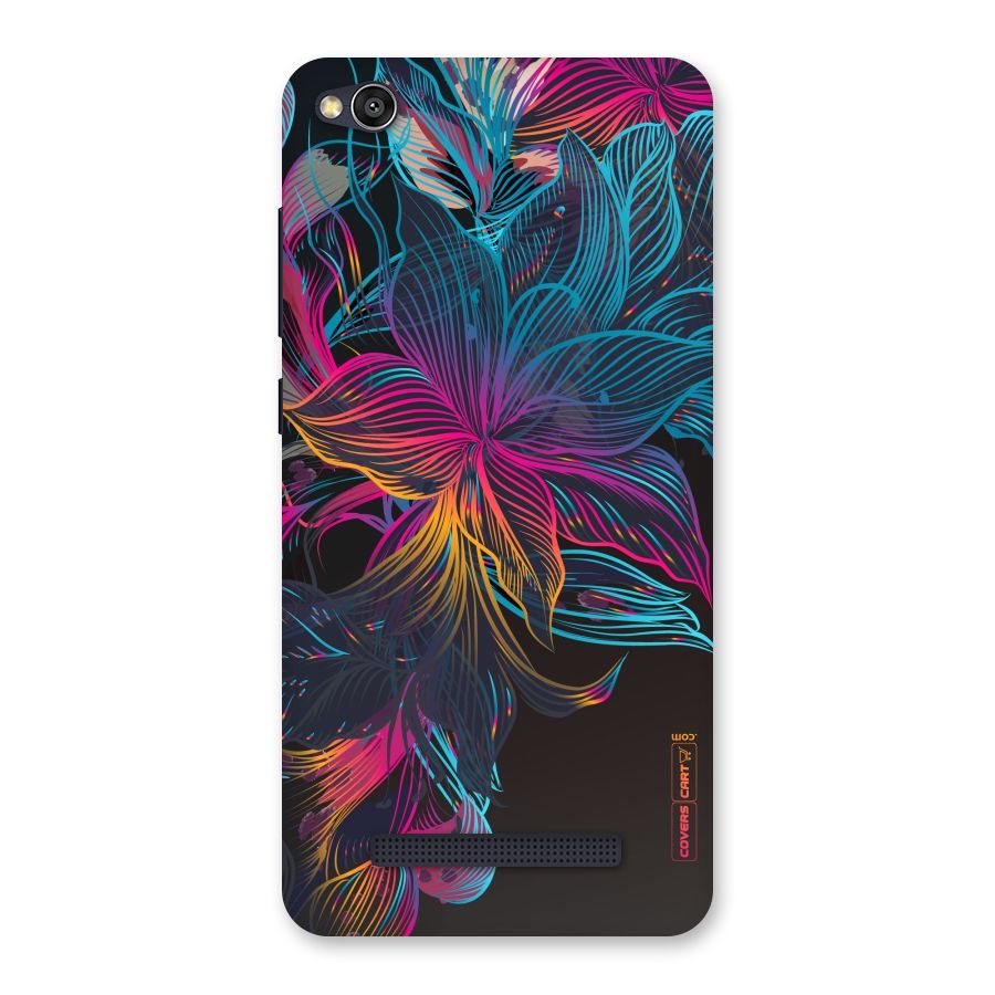 Multi-Colour Flowers Back Case for Redmi 4A