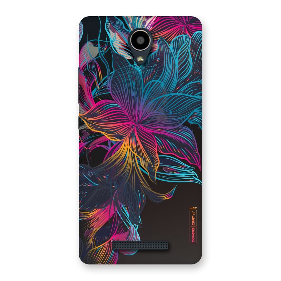 Multi-Colour Flowers Back Case for Redmi Note 2