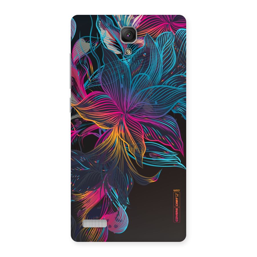 Multi-Colour Flowers Back Case for Redmi Note Prime