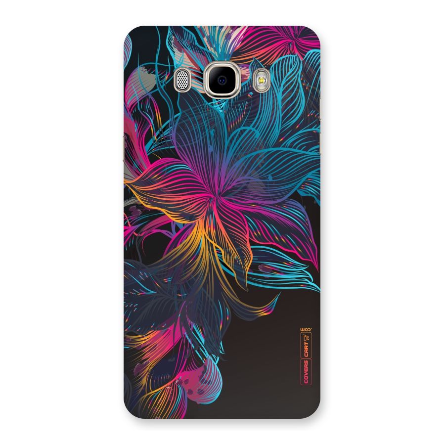 Multi-Colour Flowers Back Case for Samsung Galaxy J7 2016