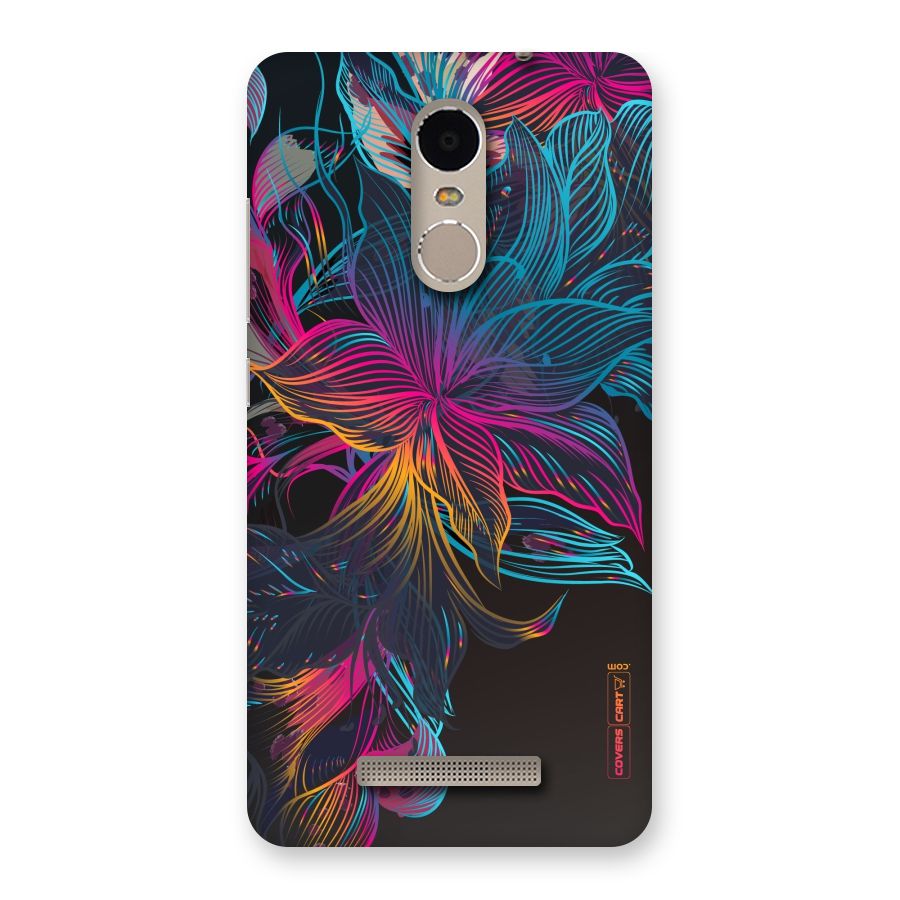 Multi-Colour Flowers Back Case for Xiaomi Redmi Note 3