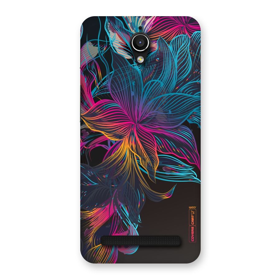 Multi-Colour Flowers Back Case for Zenfone Go