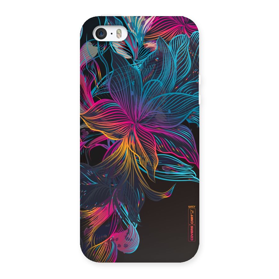 Multi-Colour Flowers Back Case for iPhone SE